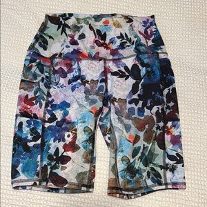 RBX Blue and Purple Bike Shorts high waist for extra support